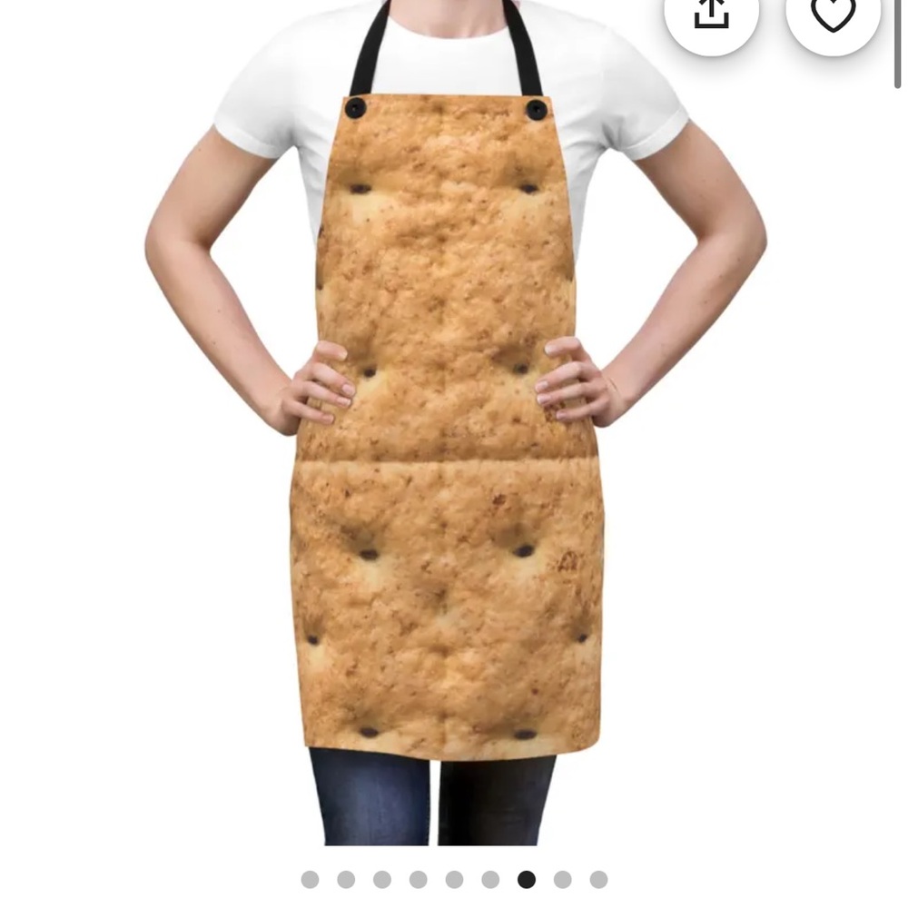 Cracker Print Apron